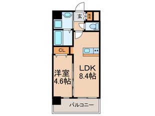 KAUNIS上野芝の物件間取画像